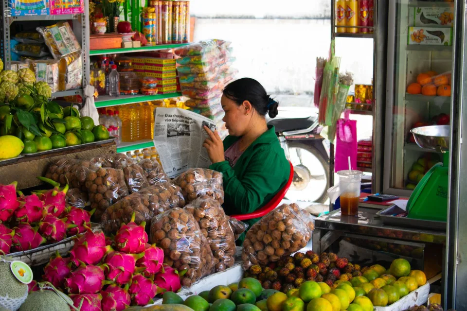 Quầy thu ngân tính tiền nhanh
